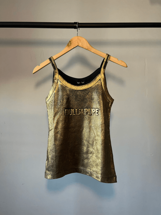 Golden tank top #0004