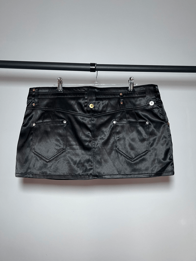 Silky mini skirt #0095 