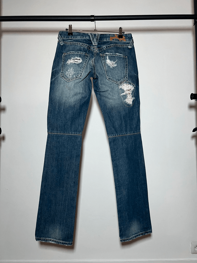 Destroy denim pants #0131 