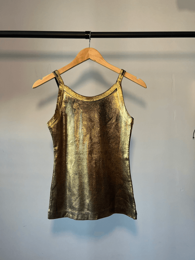 Golden tank top #0004