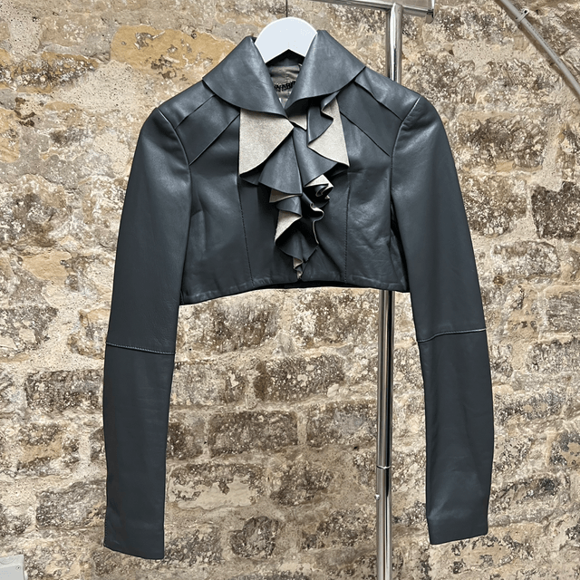 Leather bolero #0438