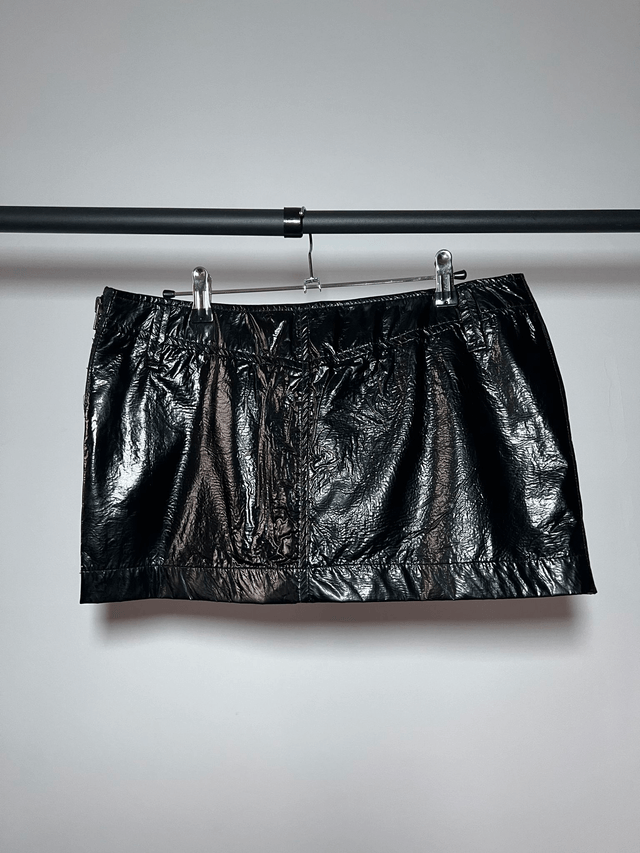 Glossy mini skirt #0097 
