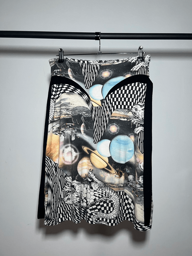 Psychedelic skirt #0158 