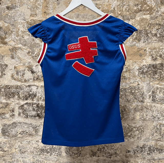 Jersey top with ruffles #0195