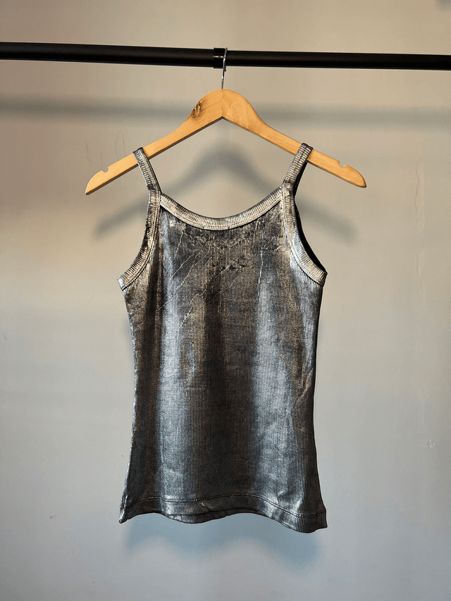Silver tank top #0003