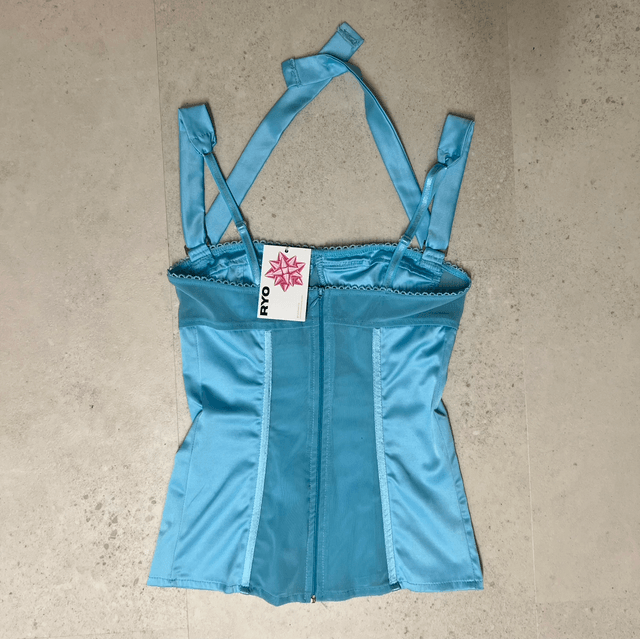 Blue corset #0199