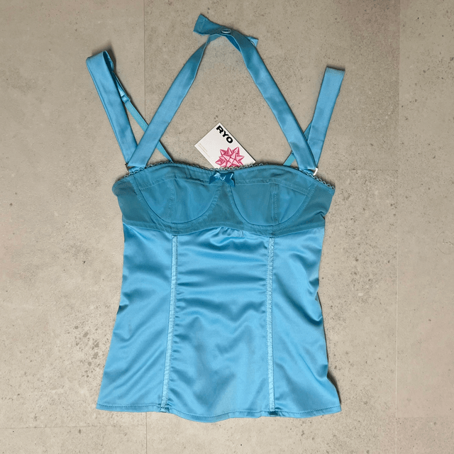 Blue corset #0199