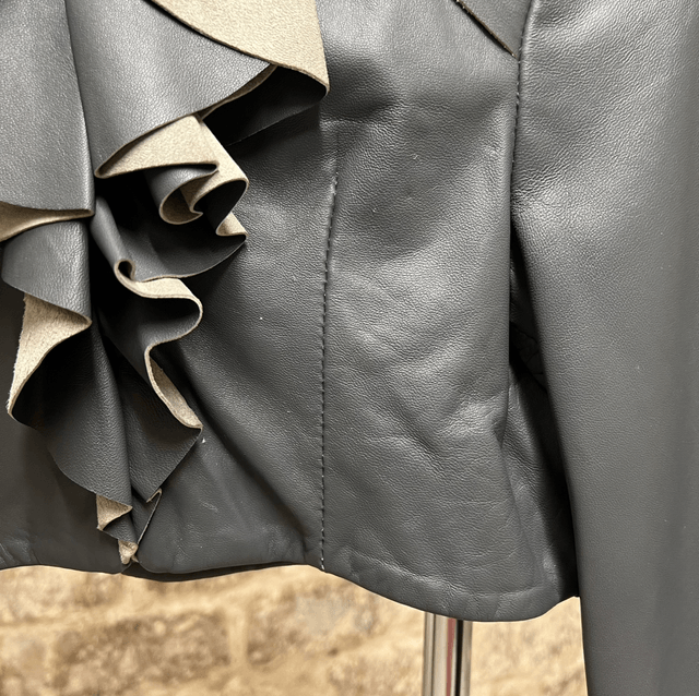 Leather bolero #0438