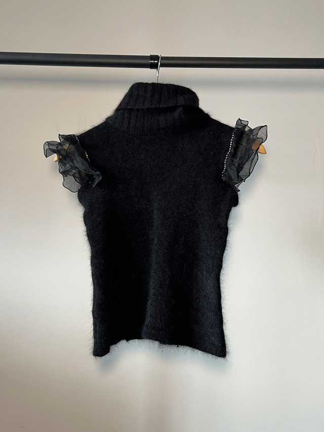 Angora sweater tee #0034