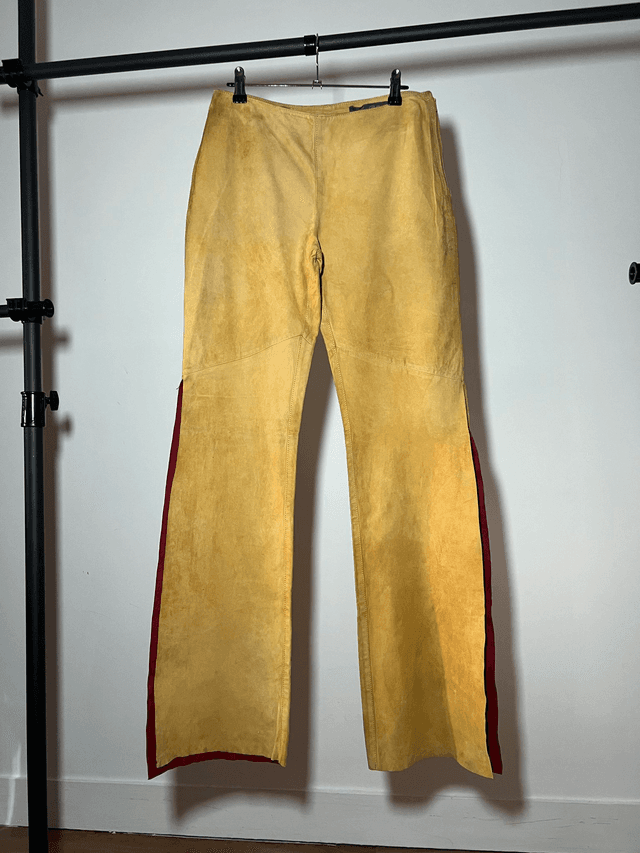 Suede pants #0114 