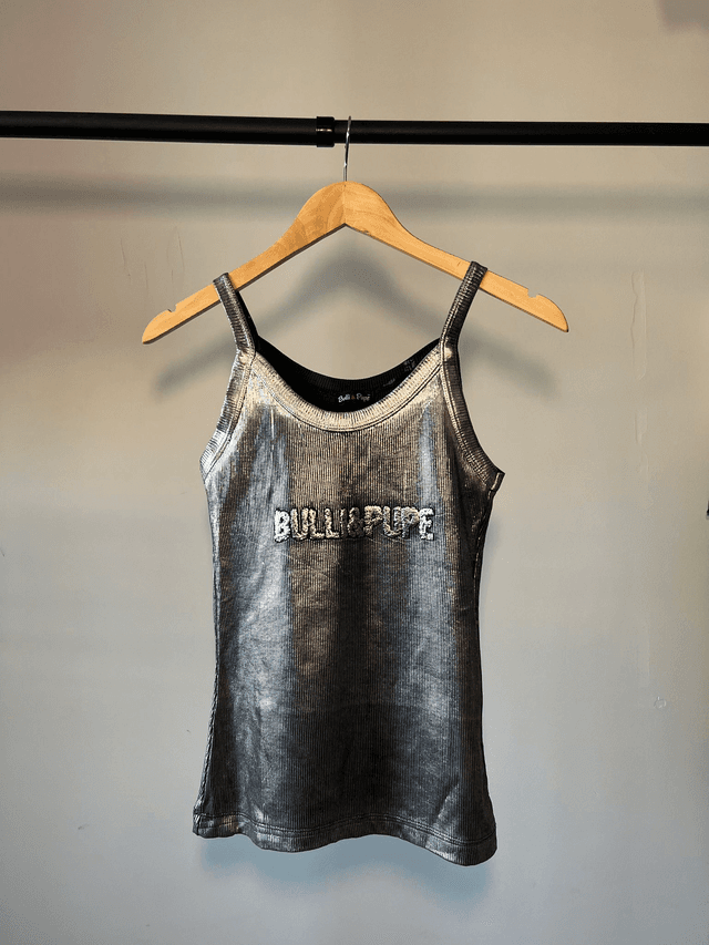 Silver tank top #0003
